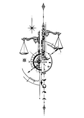 Astrological Scales and Celestial Clock