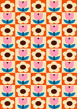 Retro Floral Pattern