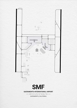 SMF Airport Map