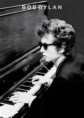 Bob Dylan Playing Piano