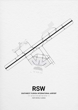 RSW Airport Map