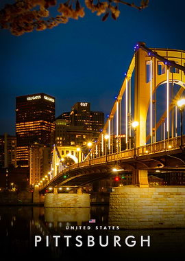 Pittsburgh Bridge at Night