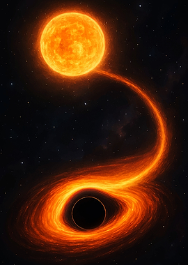 Black Hole Accreting a Star