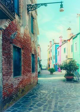 Colorful Venetian Street