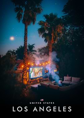 Outdoor Movie Night in Los Angeles