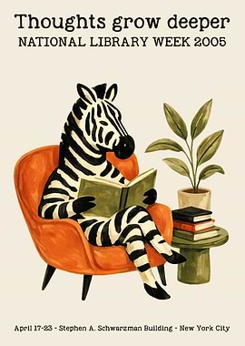 National Library Week Wall Art