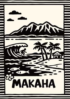 Waimea Hawaii Travel Wall Art