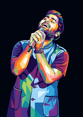 Arijit Singh Pop Art Portrait