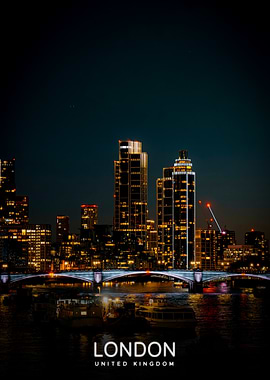 London Skyline at Night