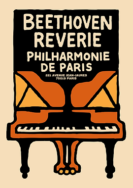 Beethoven Reverie Philharmonie de Paris Poster