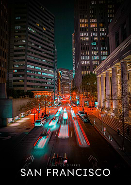 San Francisco Cityscape at Night