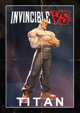 Titan Invincible vs Game Poster