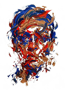 Abstract Portrait Painting