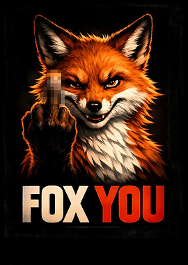Fox Giving Middle Finger