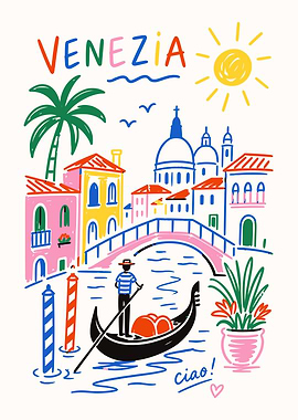 Venezia Venice Travel Wall Art