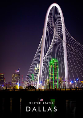 Dallas Skyline at Night