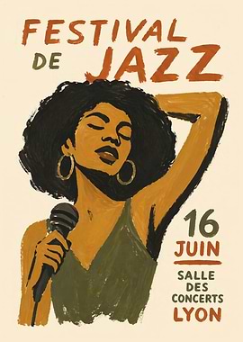 French Jazz Festival Poster
