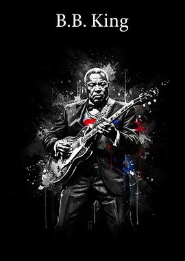 B.B. King Playing Guitar