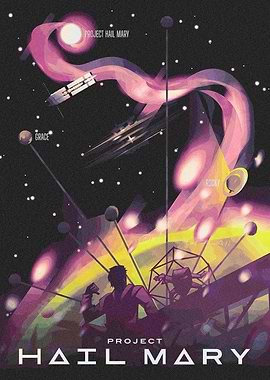 Project Hail Mary Sci-Fi Poster