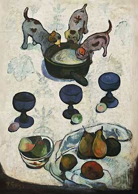 Still Life With Three Puppies