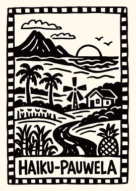 Haiku Pauwela Poster Print