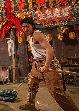 Martial Artist with Sword