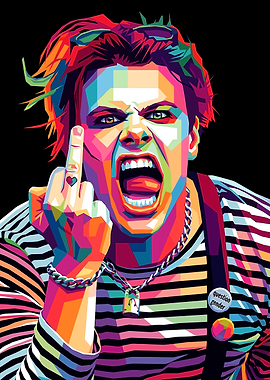 Pop Art Portrait of yungblud