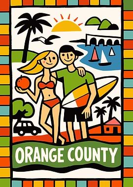 San Diego County Poster