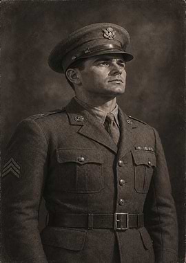 Pride and Duty – Retro Military Poster Style