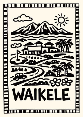 Waikele Hawaii Poster Print