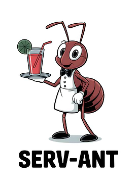 Serv-Ant Cartoon Character