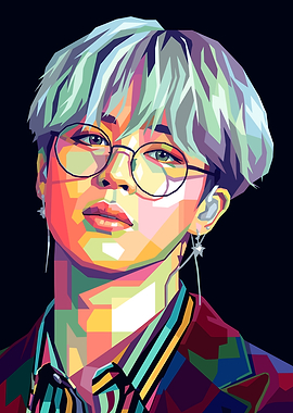 Jimin Pop Art Portrait