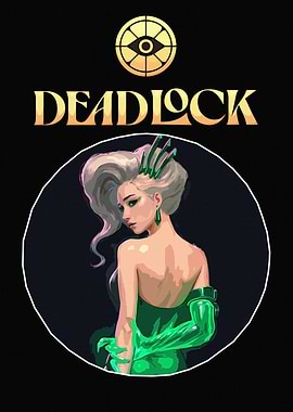 Deadlock Game Art with Woman