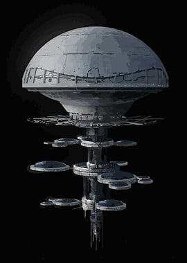 Futuristic Space Station
