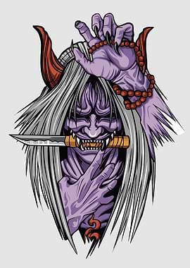 Demon with Knife and Beads
