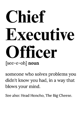 Chief Executive Officer Definition