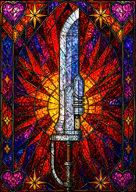Kingdom Hearts Stained Glass Art