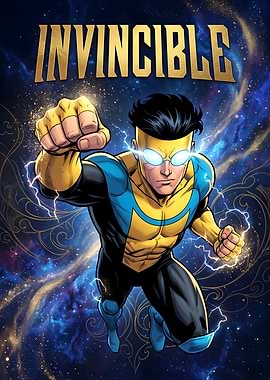 Invincible mark grayson Superhero in Space