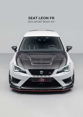 white Leon FR Sport Body Kit poster