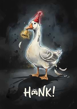 Funny Party Goose Gaming Decor