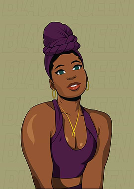 Black Queen Illustration