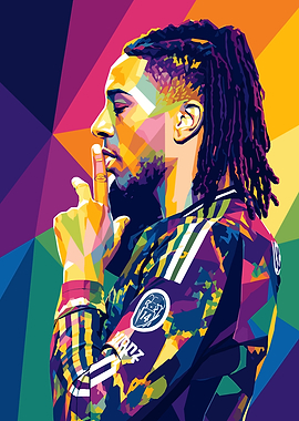 Michael Olise WPAP Art