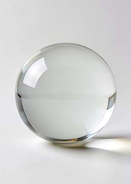 Clear Glass Sphere