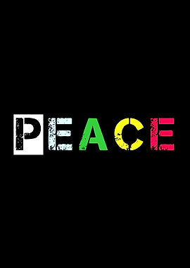 Peace Text Art