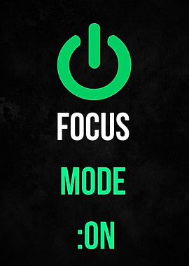 Focus Mode On Power Symbol