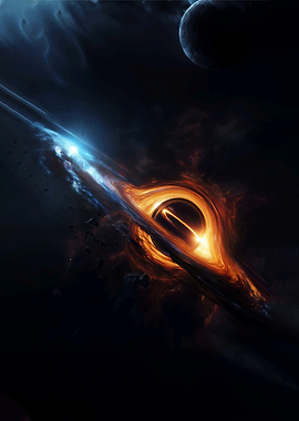 Black Hole and Planet