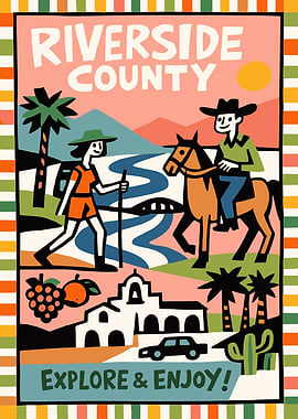 Riverside County Explore & Enjoy Poster