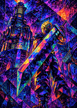 Cloud Strife with Buster Sword