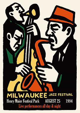 Milwaukee Jazz Festival Poster
