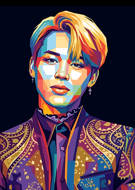 Jimin Pop Art Portrait